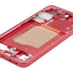 Samsung Galaxy S25 Mid-Frame Housing - Coral Red OEM-Equivalent