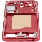 Samsung Galaxy S25 Mid-Frame Housing - Coral Red OEM-Equivalent