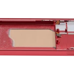 Samsung Galaxy S25 Mid-Frame Housing - Coral Red OEM-Equivalent