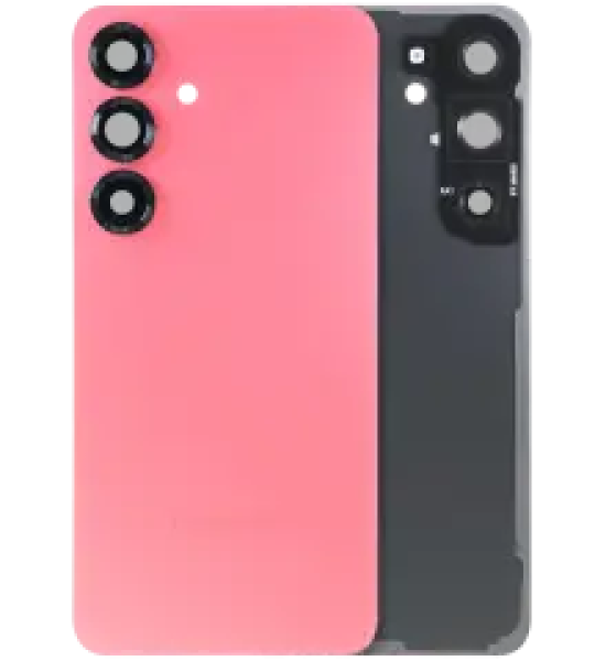 Samsung Galaxy S25 Back Cover + Camera Lens - Coral Red SVP