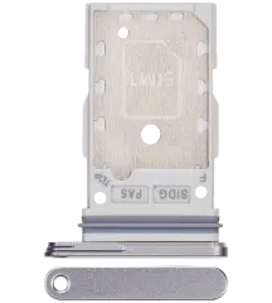 Samsung Galaxy S26 Plus Dual Sim Tray - Silver Shadow OEM-Equivalent