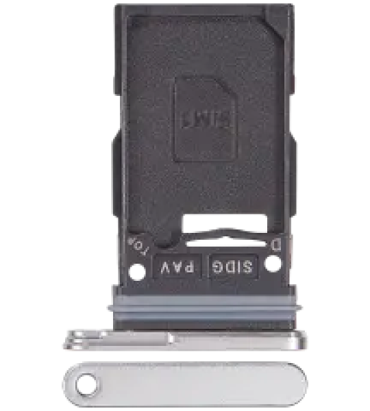 Samsung Galaxy S26 Plus Single Sim Tray - White OEM-Equivalent