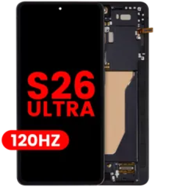 Samsung Galaxy S26 Ultra Display + Frame (120Hz) - Black Soft Oled