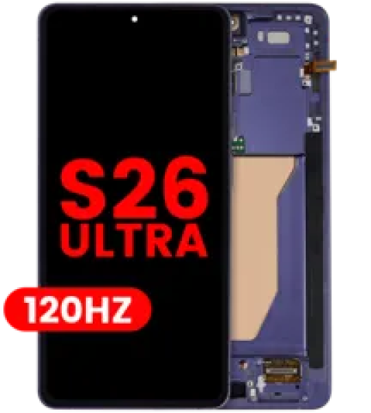 Samsung Galaxy S26 Ultra Display + Frame (120Hz) - Cobalt Violet Soft Oled