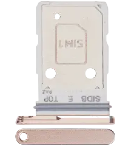 Samsung Galaxy S26 Dual Sim Tray - Pink Gold OEM-Equivalent