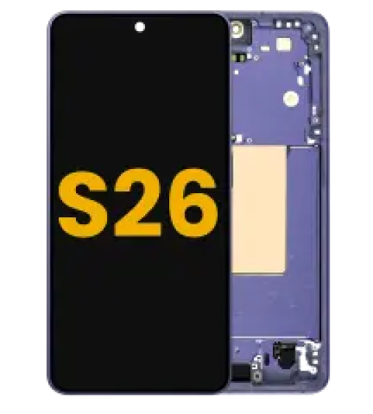 Samsung Galaxy S26 Display + Frame - Cobalt Violet Refurbished