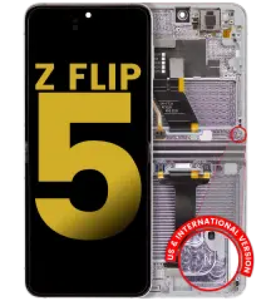 Samsung Galaxy Z Flip 5 5G Display + Frame Inner - Lavender Refrubished