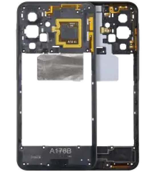 Samsung Galaxy A17 5G Mid-Frame Housing - Black OEM-Equivalent