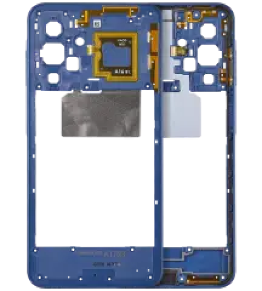 Samsung Galaxy A17 5G Mid-Frame Housing - Blue OEM-Equivalent