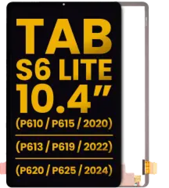 Samsung Galaxy Tab S6 Lite 10.4" (P610 / P613 / P620) 2020 / 2022 / 2024 Display (No Frame) Refurbished