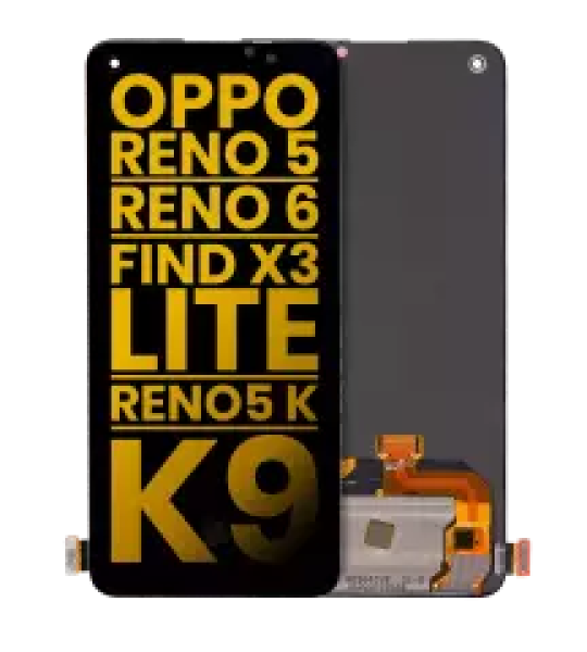 OPPO Find X3 Lite / Reno 5 / Reno 6 / Reno 5 K / K9 Display (No Frame) Refurbished