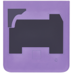 Motorola Moto Razr / Razr 40 (2023) Bottom Back Cover - Grape Compote SVP