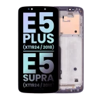Motorola Moto E5 Plus (2018) / E5 Supra (2018) Display + Frame - Black SVP