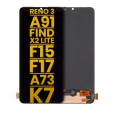 OPPO Find X2 Lite / Reno 3 / A91 / F15 / F17 / A73 4G / K7 5G Display (No Frame) Refurbished