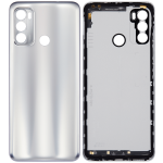 Motorola Moto G60 Back Cover Glass - Silver AM Plus