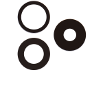 Apple iPhone 15 Pro Back Camera Lens 3 Piece Set OEM-Equivalent