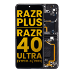 Motorola Moto Razr Plus / Razr 40 Ultra (2023) Display + Frame (Inner) - Infinite Black Refurbished