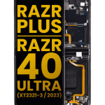 Motorola Moto Razr Plus / Razr 40 Ultra (2023) Display + Frame (Inner) - Infinite Black Refurbished