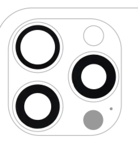 Apple iPhone 15 Pro Max Back Camera Lens 3 Piece Set OEM-Equivalent