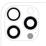 Apple iPhone 15 Pro Max Back Camera Lens 3 Piece Set OEM-Equivalent