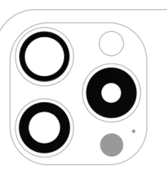 Apple iPhone 15 Pro Back Camera Lens 3 Piece Set OEM-Equivalent