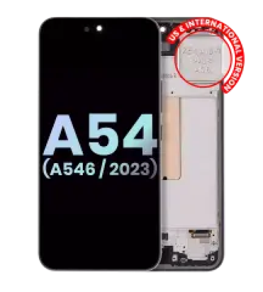Samsung Galaxy A54 Display + Frame - Graphite SVP