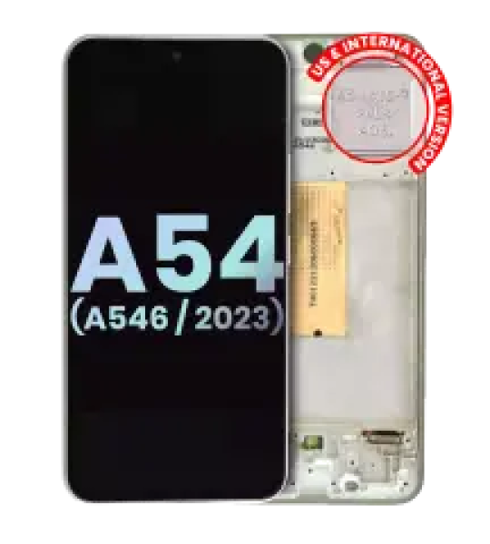 Samsung Galaxy A54 Display + Frame - White SVP