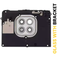 Motorola Moto G Power (2021) Back Camera Lens + Bracket - Polar Silver AM Plus