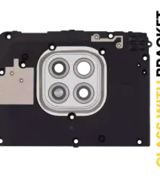 Motorola Moto G Power (2021) Back Camera Lens + Bracket - Polar Silver AM Plus
