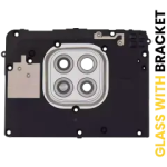 Motorola Moto G Power (2021) Back Camera Lens + Bracket - Polar Silver AM Plus