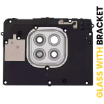 Motorola Moto G Power (2021) Back Camera Lens + Bracket - Polar Silver AM Plus