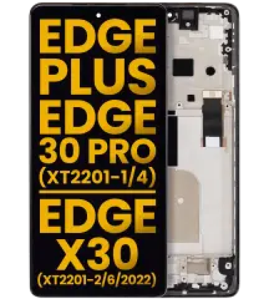 Motorola Moto Edge Plus / Edge 30 Pro (2022) / Edge X30 5G (2021) Display + Frame - Cosmos Blue Refurbished