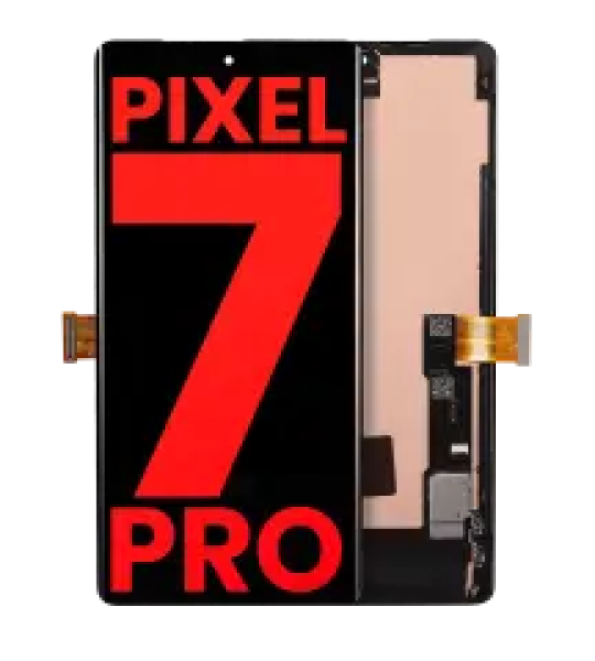 Google Pixel 7 Pro Display + Frame (No Fingerprint Sensor) Soft Oled