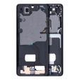 Samsung Galaxy S21 Ultra Mid-Frame Housing - Phantom Black OEM-Equivalent