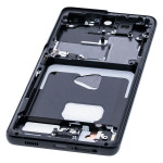 Samsung Galaxy S21 Ultra Mid-Frame Housing - Phantom Black OEM-Equivalent