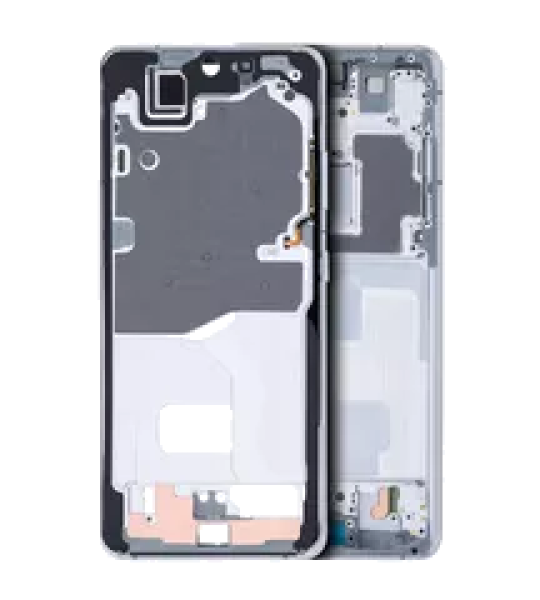 Samsung Galaxy S21 Ultra Mid-Frame Housing - Phantom Silver OEM-Equivalent