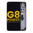 Motorola Moto G8 Power Display + Frame - Smoke Black Refurbished