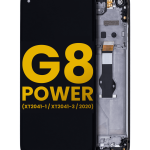 Motorola Moto G8 Power Display + Frame - Smoke Black Refurbished