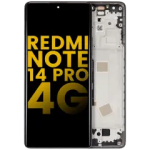 Xiaomi Redmi Note 14 Pro 4G Display + Frame - Midnight Black Refurbished