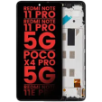 Xiaomi Redmi Note 11 Pro / Note 11 Pro 5G / Xiaomi Poco X4 Pro 5G / Redmi Note 11E Pro Display + Frame OEM-Equivalent
